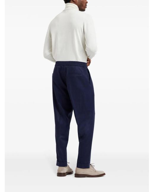 Brunello Cucinelli Blue Trousers for men