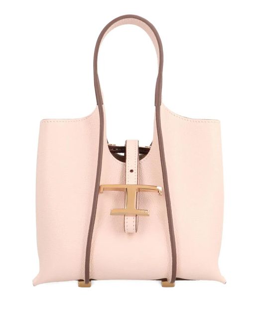 Tod's T タイムレス トートバッグ ミニ Pink