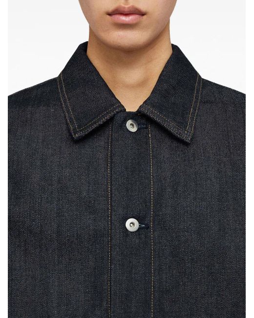 Chemise En Jean À Manches Longues Jil Sander pour homme en coloris Black
