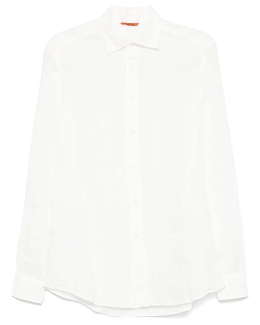 Barena White Surian Telino Shirt for men
