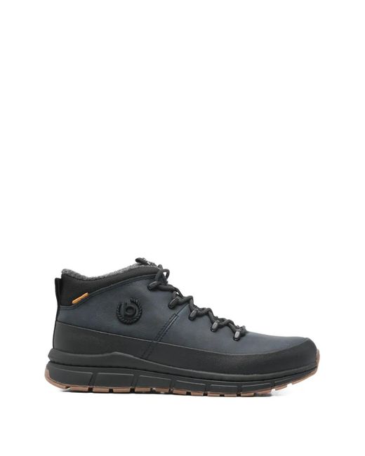 Bugatti Black Laced Booties for men