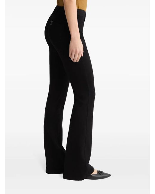 Liu Jo Black Long Slim Flared Jeans