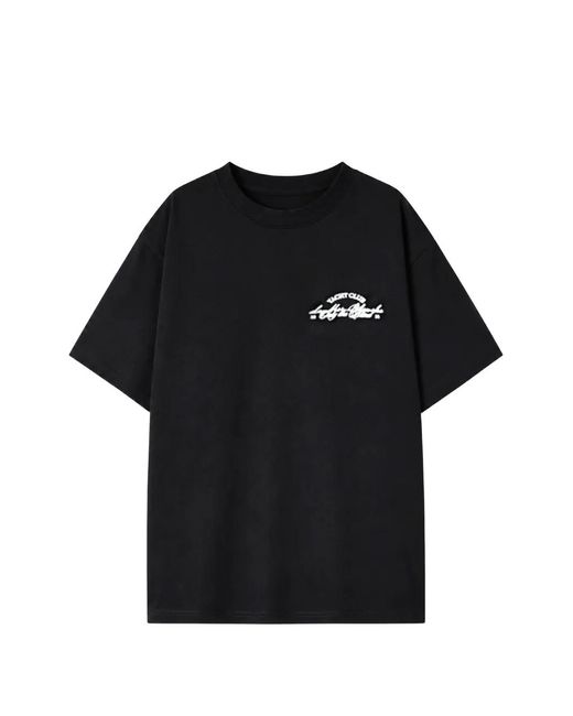 Only the Blind Black Yacht Club Logo-Print Cotton T-Shirt for men
