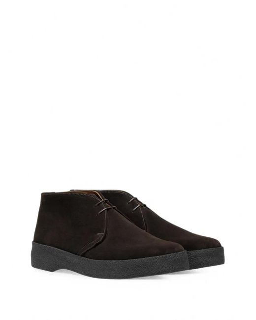 Sanders Black Chukka Boots for men