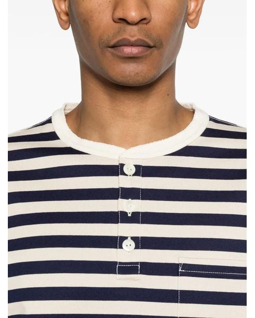 Junya Watanabe White Striped T-Shirt for men