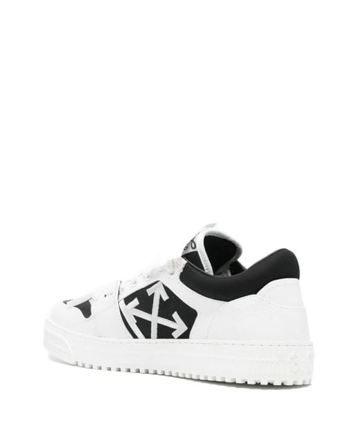 Off-White c/o Virgil Abloh White Out Of Office Leather Arrows-Motif Sneakers for men