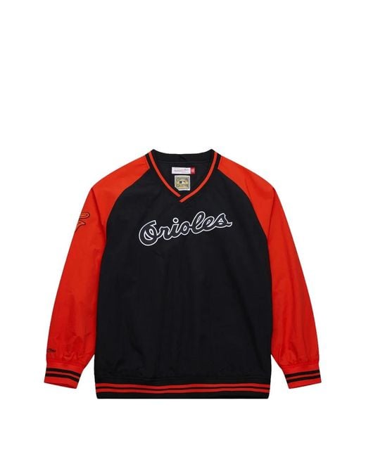 Mitchell & Ness Red Baltimore Orioles Cooperstown Sweatshirt for men