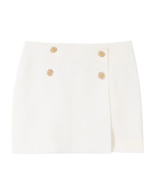 Claudie Pierlot ボタン ミニスカート White