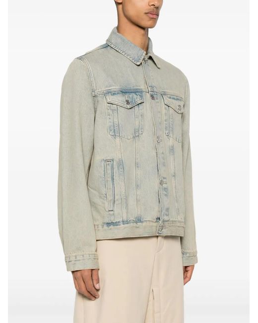 Samsøe & Samsøe Gray Brandon Denim Jacket for men