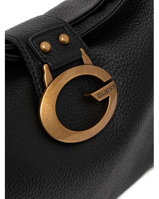 Guess Black Camden Buckle Tote Bag