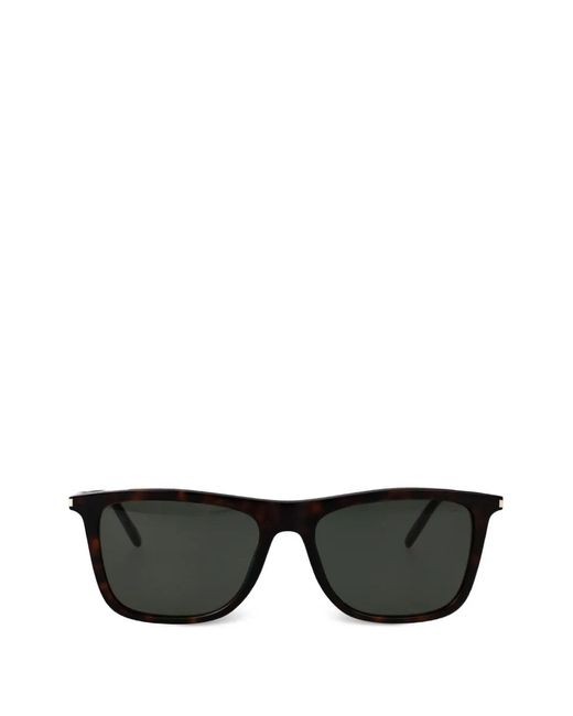 Saint Laurent Black Sl 895 Rectangle-Frame Sunglasses