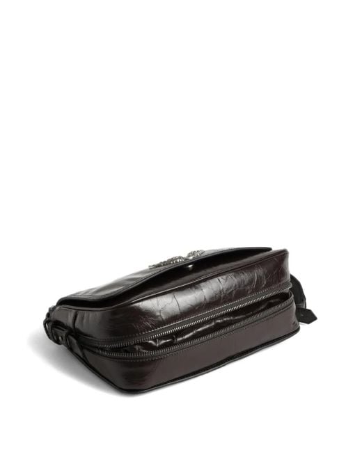 Zadig & Voltaire Black Le Zouzou Retro Patent Bag