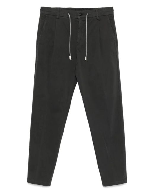 Eleventy Broek Met Trekkoord in het Gray voor heren