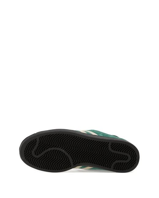 Adidas Green Superstar Ii Striped Sneakers for men