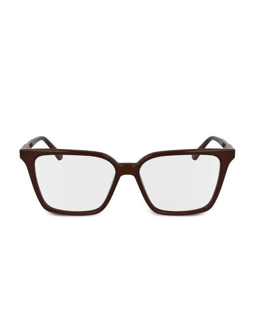 Calvin Klein Brown Square-Frame Glasses