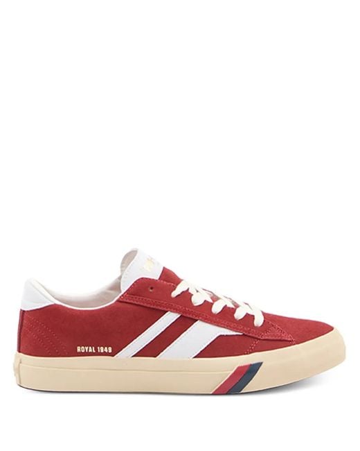 Pro Keds Red Suede Leather Racer 77 Sneakers for men