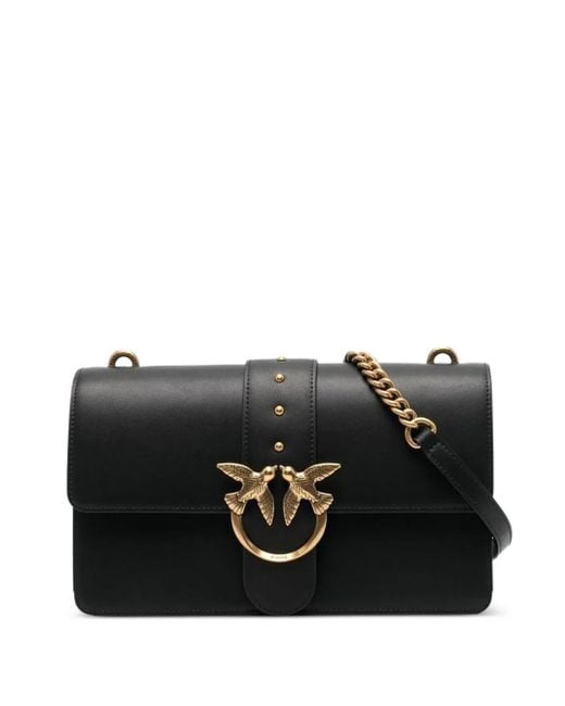 Pinko Black Love Bag One Medium Handbag