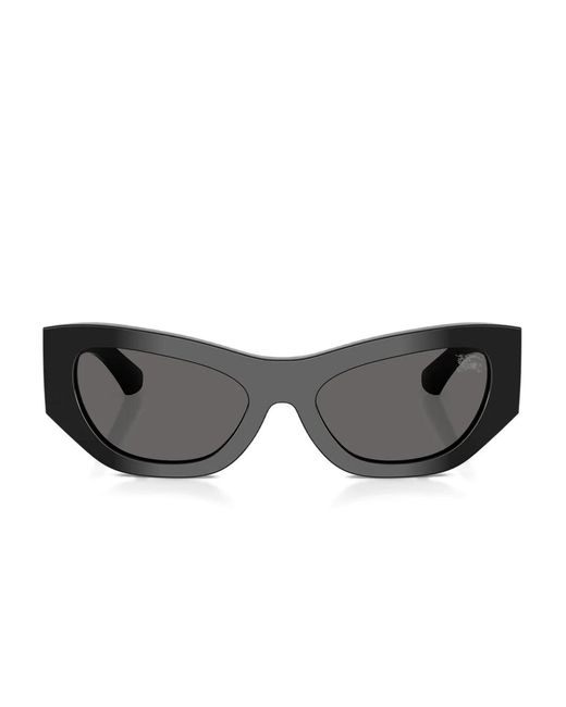 Burberry Gray Geometric-Framed Sunglasses