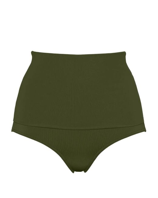 Eres Green Gredin High-Waisted Bikini Bottoms