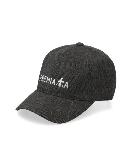 Premiata Black Logo-Embroidered Baseball Cap