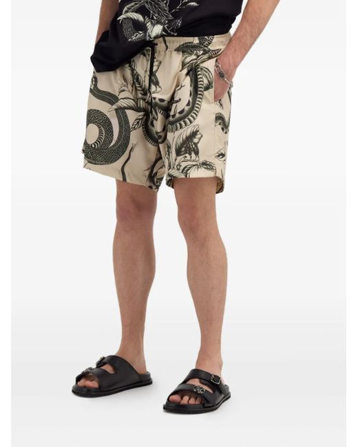 Short De Bain Imprimé À Lien De Resserrage Roberto Cavalli pour homme en coloris Natural