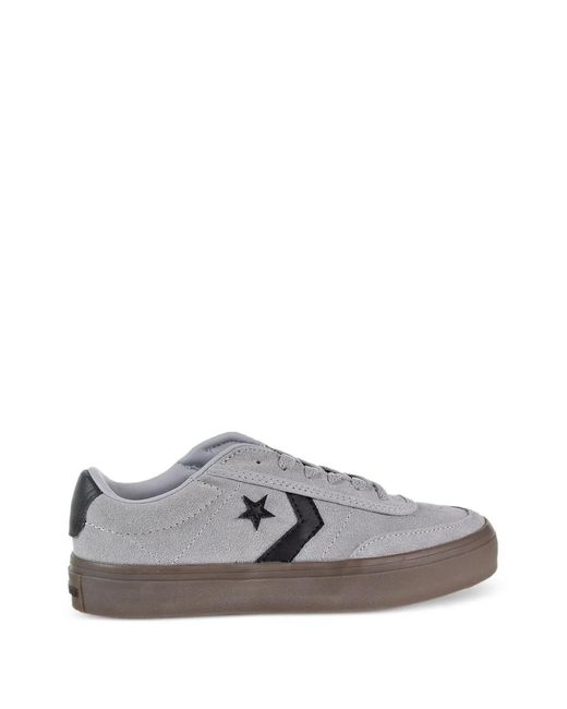 Converse Gray Courtland Ox Sneakers for men