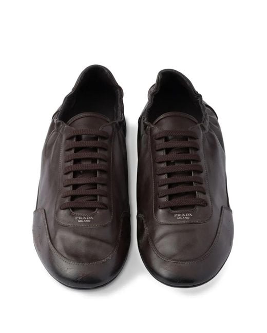 Sneakers Collapse di Prada in Brown da Uomo