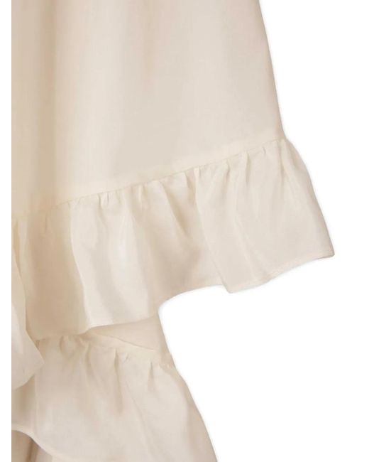 Dorothee Schumacher White Ruffled Blouse