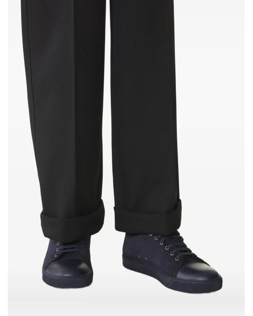 Baskets En Daim À Bout Contrastant Lanvin pour homme en coloris Blue
