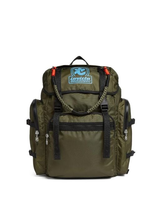 メンズ DSquared² X Invicta ロゴ バックパック Green