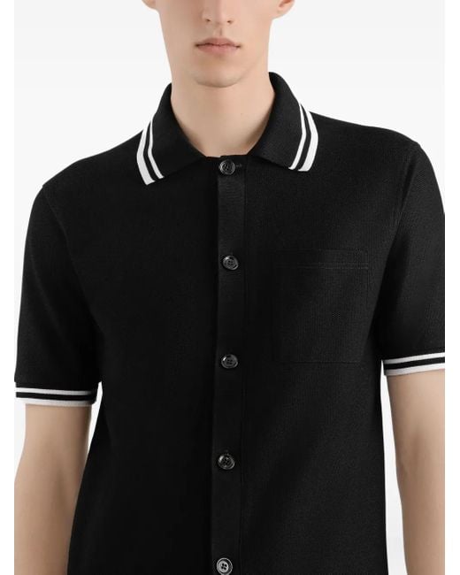メンズ Dolce & Gabbana ショートスリーブ シャツ Black