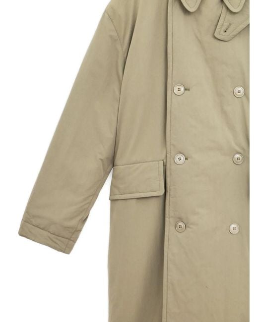 Our Legacy Natural Double-Breasted Belted Coat for men