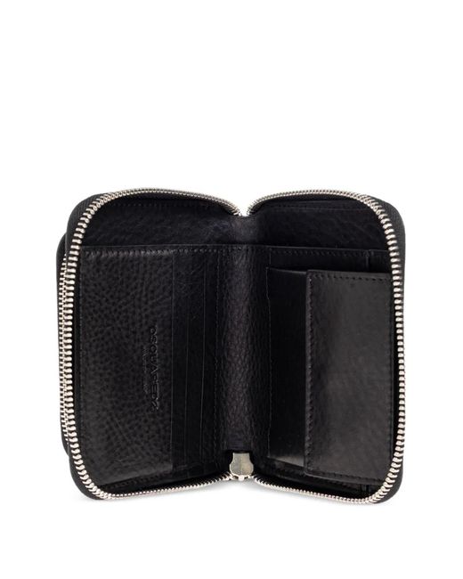 Portafoglio Con Zip E Logo di DSquared² in Black