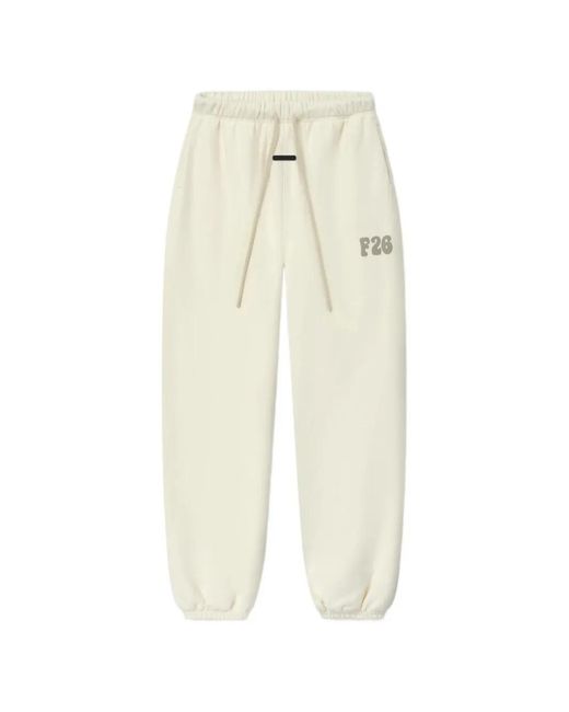 Fear Of God White Drawstring Elasticated Track Pants