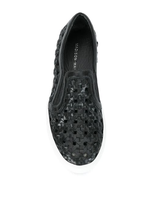 Madison Maison Black 25Mm Woven Sneakers