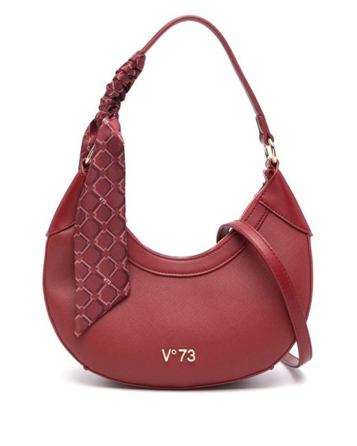 V73 Logo-Lettering Tote Bag in Red | Lyst