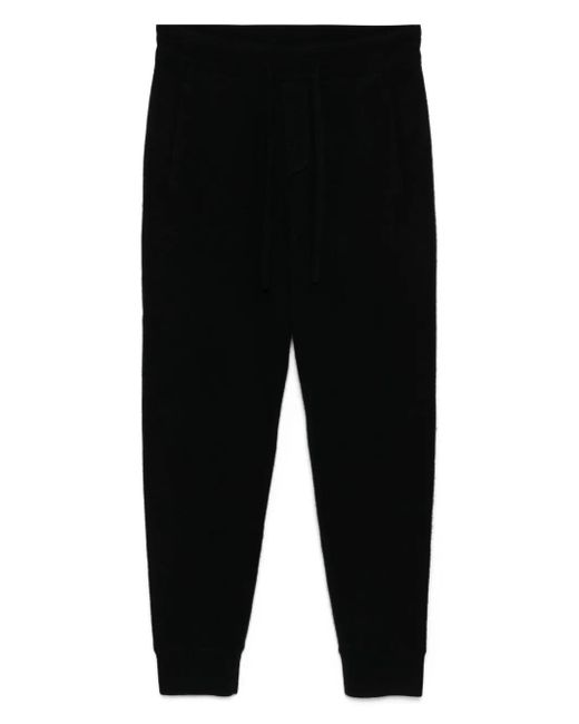 James Perse Black Recycled Cashmere Track Pants for men
