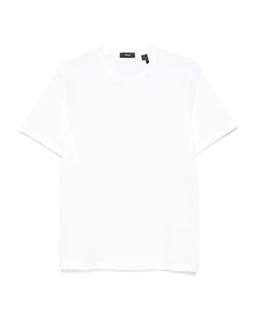 Theory White Precise T-Shirt for men
