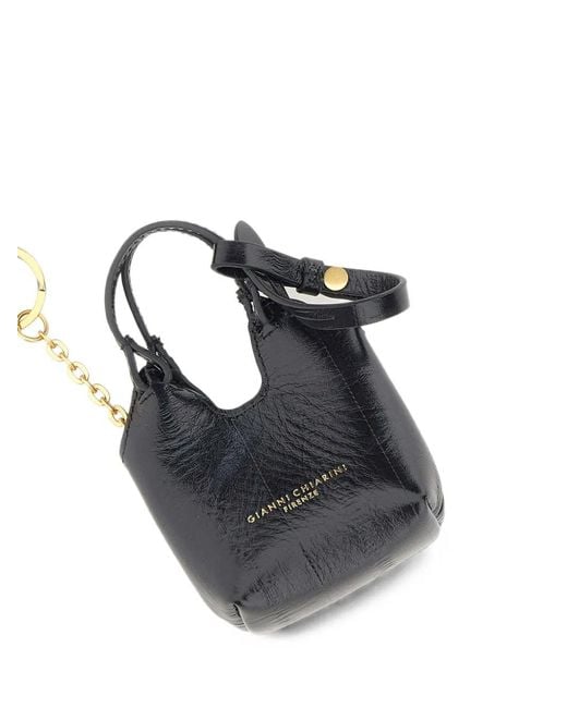 Gianni Chiarini Blue Dua Leather Keyring