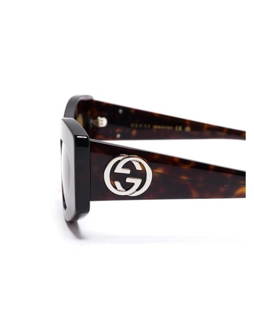 Gucci Natural Cat Eye-Frame Sunglasses