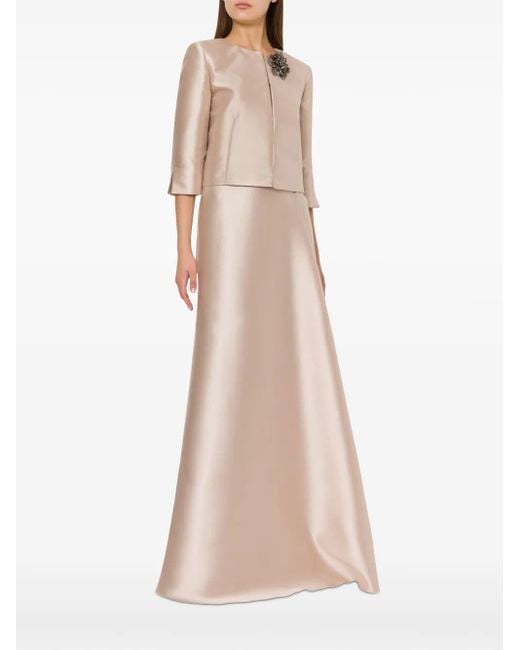 Alberta Ferretti Pink Satin Jacket