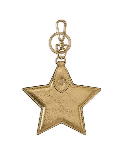 Mulberry Metallic Porte-Clés Star