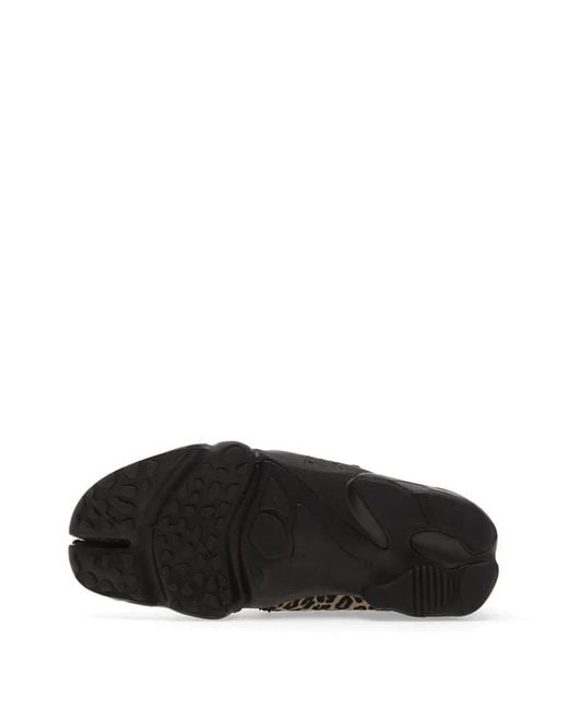 Nike Black Air Rift Leopard-Print Sneakers