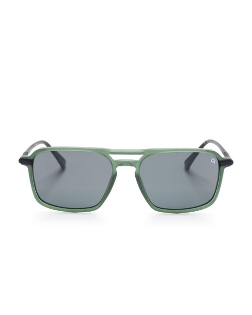 Etnia Barcelona Gray Buffalo Square-frame Sunglasses