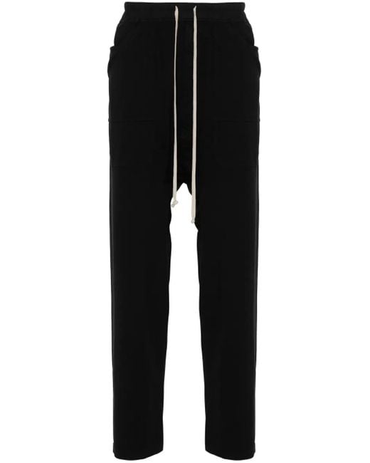 Rick Owens Classic Cargo Broek Met Verlaagd Kruis in het Black voor heren