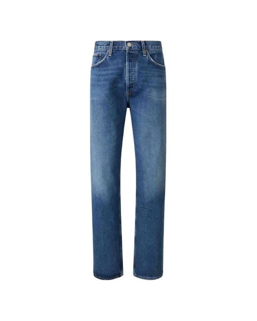 Agolde Blue Five-Pocket Jeans for men