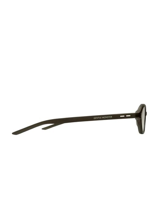 Gentle Monster Green La Cha Br4 Oval-Frame Sunglasses