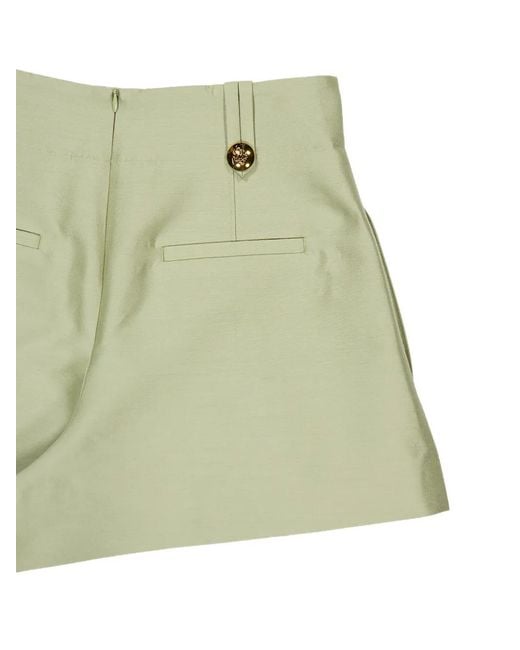 Zimmermann Green Luna Wool Silk Tailored Short