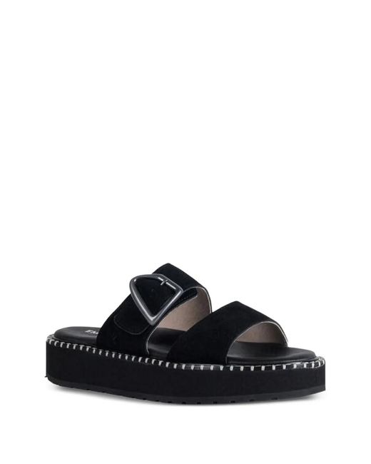 EMU Black Suede Slides