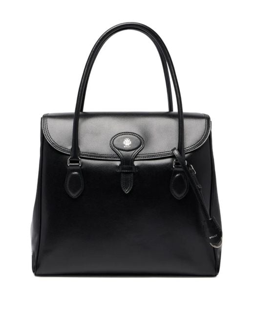 Bally Black Beckett Leather Tote for men